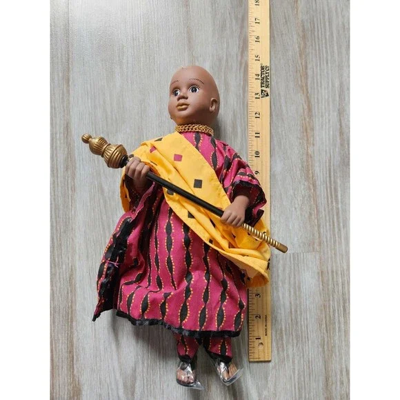 NWD Georgetown Collection 14" Carl Massey Doll Africa Artist Series NO HAT - Picture 7 of 7